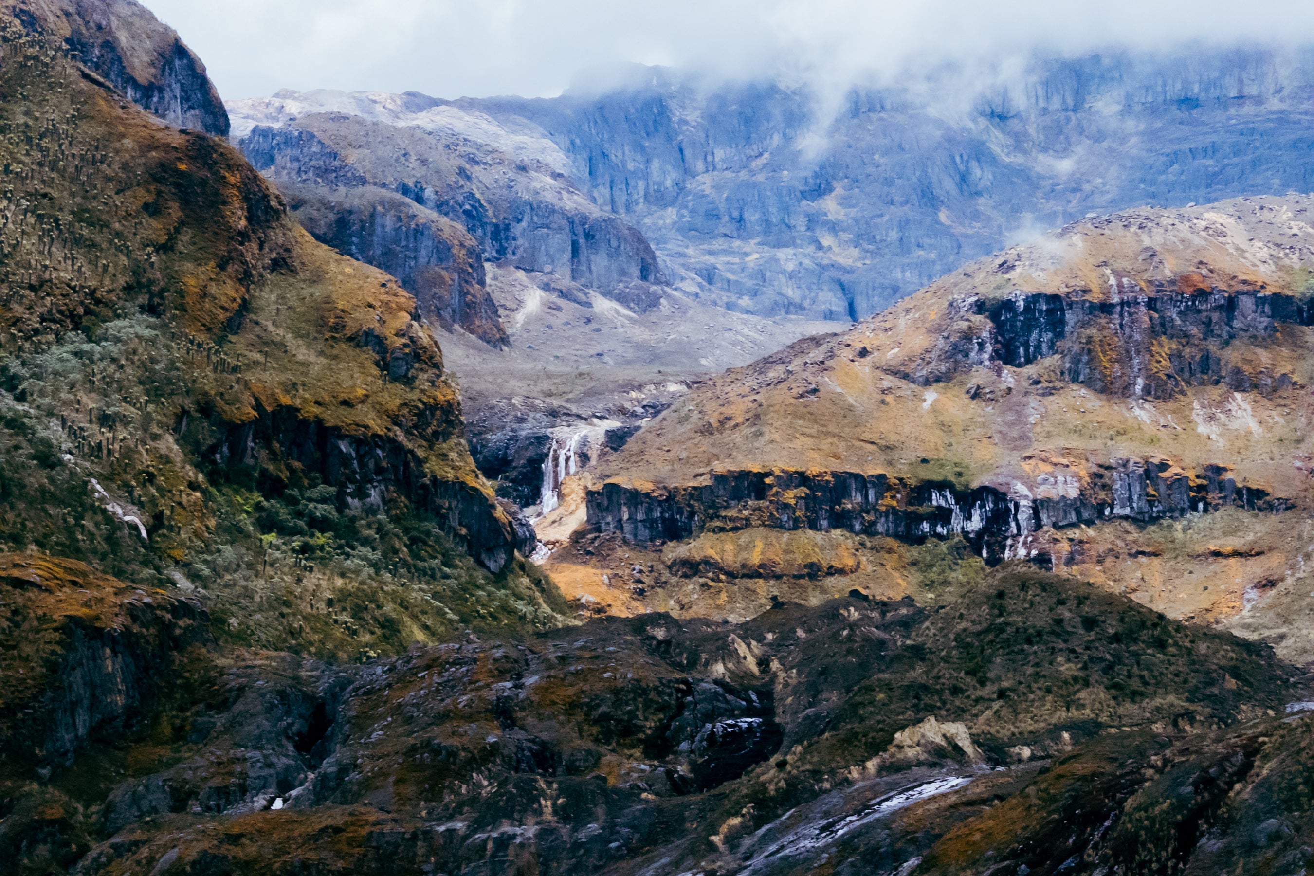 Vista del ascenso al Alto del Sifón